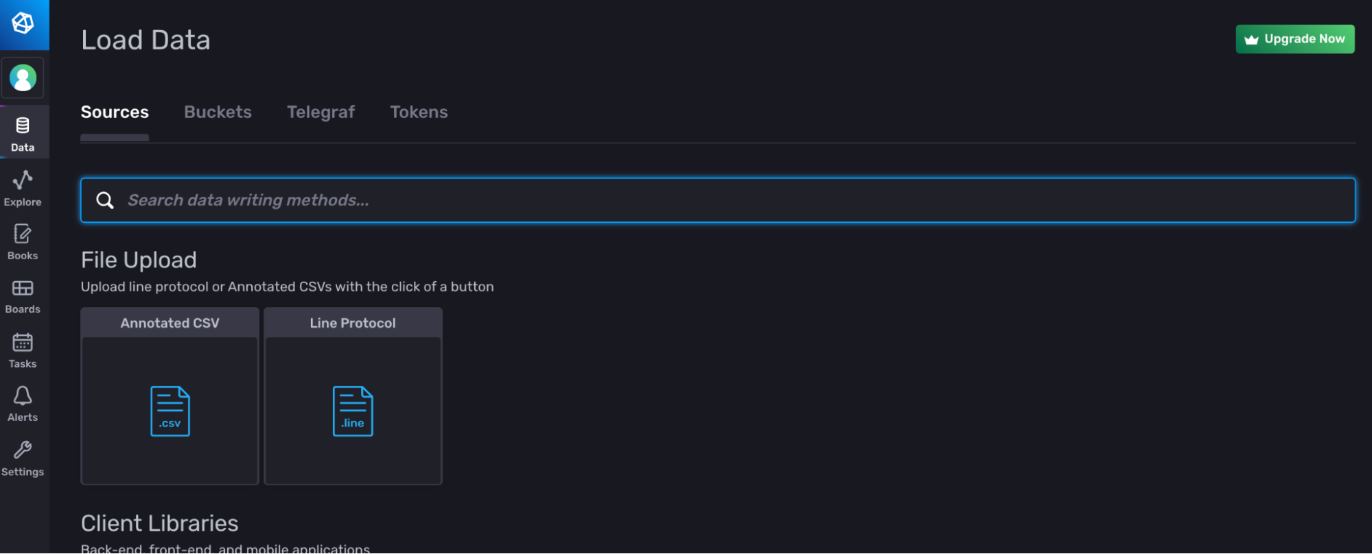 load data