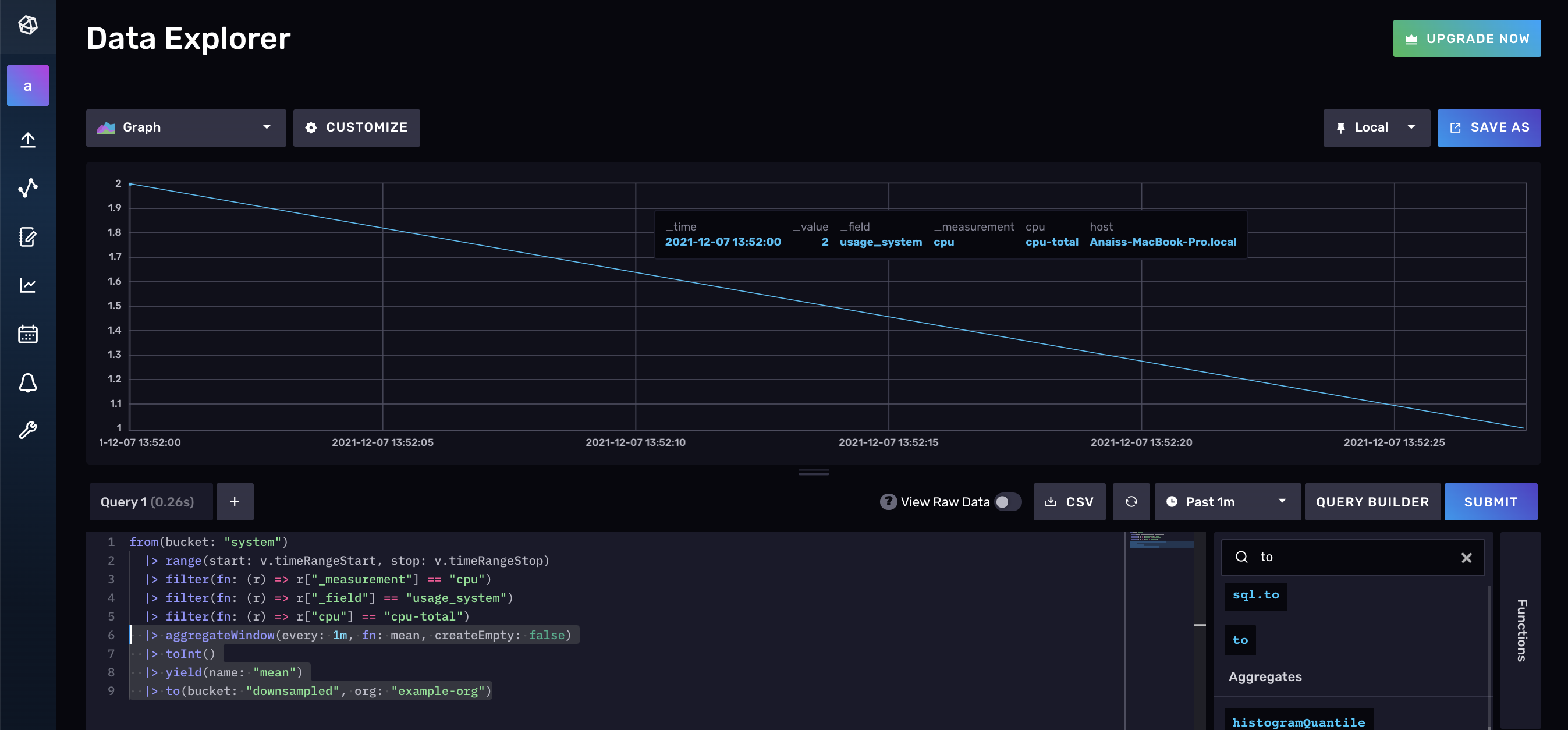 data explorer